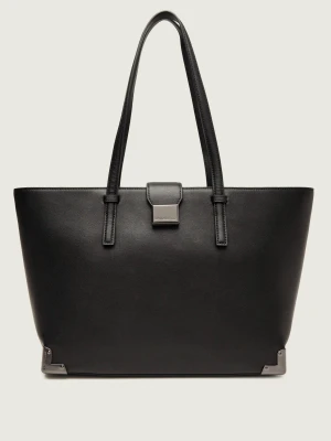 Karl Lagerfeld Skórzana shopperka K/trunk czarny