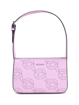 Karl Lagerfeld Skórzana torebka na ramię