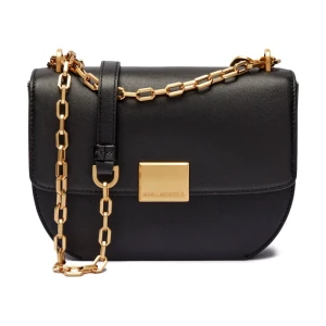 Karl Lagerfeld Skórzana torebka na ramię