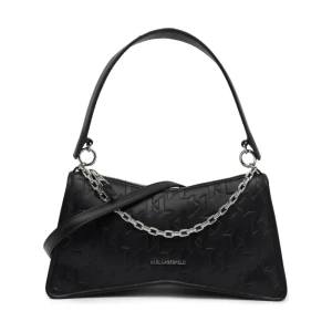Karl Lagerfeld Skórzana torebka na ramię