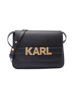 Karl Lagerfeld Skórzana torebka na ramię k/letters flap