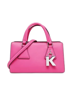 Karl Lagerfeld Skórzana torebka na ramię k/lock sm