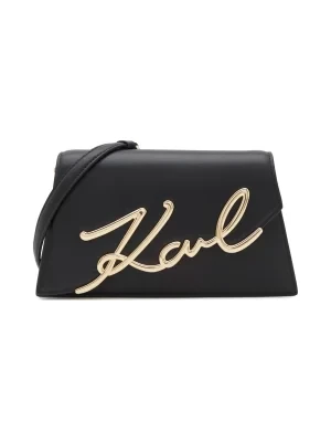 Karl Lagerfeld Skórzana torebka na ramię k/signature 2.0