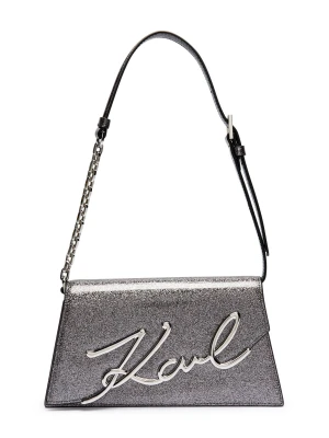 Karl Lagerfeld Skórzana torebka na ramię K/SIGNATURE 2.0