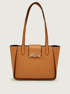 Karl Lagerfeld Skórzana torebka na ramię k/signature