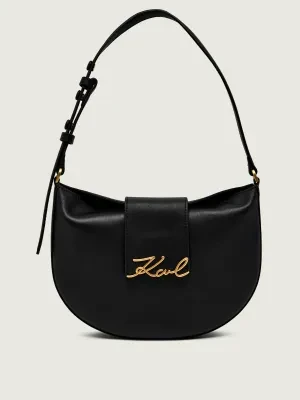 Karl Lagerfeld Skórzana torebka na ramię K/Signature