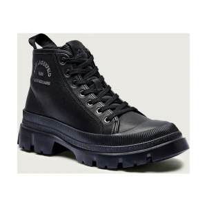 Karl Lagerfeld Skórzane buty trekkingowe