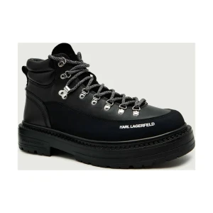 Karl Lagerfeld Skórzane buty trekkingowe MILES HIKER