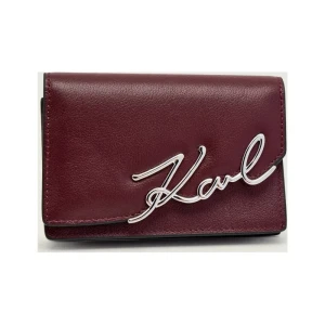 Karl Lagerfeld Skórzane etui na karty k/signature