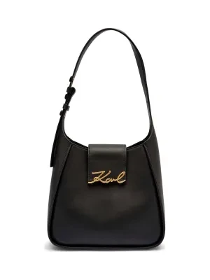Karl Lagerfeld Skórzana hobo k/signature