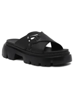 Karl Lagerfeld Skórzane klapki