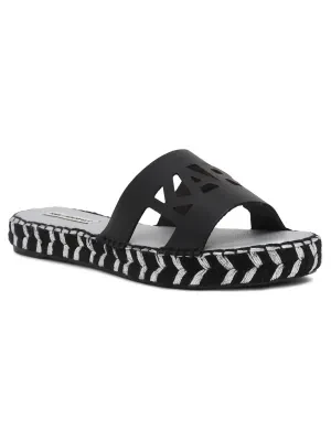 Karl Lagerfeld Skórzane klapki SOUK