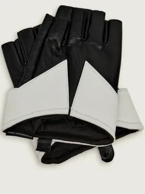 Karl Lagerfeld Skórzane rękawiczki k/essential