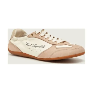 Karl Lagerfeld Skórzane sneakersy ALTIA | zamsz