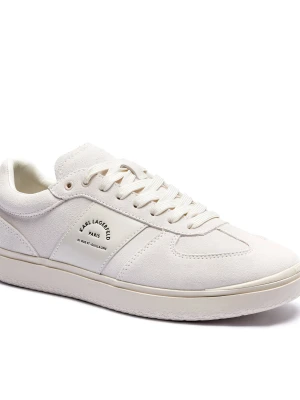 Karl Lagerfeld Skórzane sneakersy Atlas biały