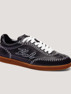 Karl Lagerfeld Skórzane sneakersy KANDIDATE czarny