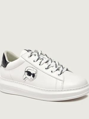 Karl Lagerfeld Skórzane sneakersy KAPRI biały