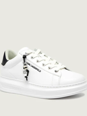 Karl Lagerfeld Skórzane sneakersy KAPRI biały