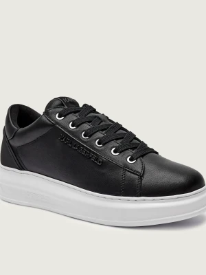 Karl Lagerfeld Skórzane sneakersy KAPRI czarny