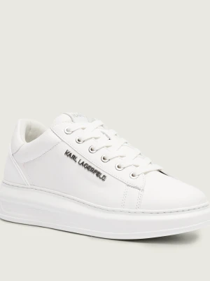 Karl Lagerfeld Skórzane sneakersy KAPRI biały