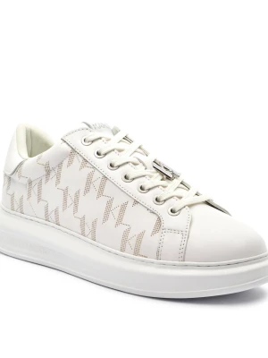 Karl Lagerfeld Skórzane sneakersy Kapri biały