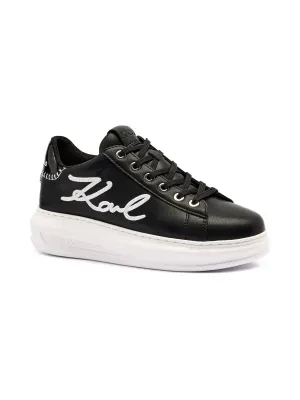 Karl Lagerfeld Skórzane sneakersy KAPRI Cornelly Signia Stitch