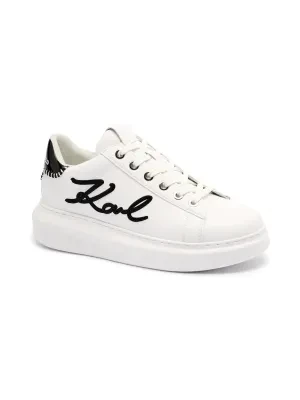 Karl Lagerfeld Skórzane sneakersy KAPRI Cornelly Signia Stitch