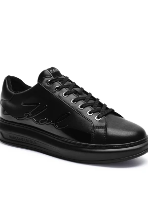 Karl Lagerfeld Skórzane sneakersy KAPRI czarny