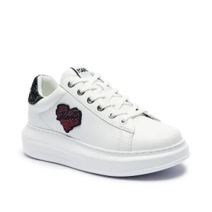 Karl Lagerfeld Skórzane sneakersy KAPRI Heart Of Karl