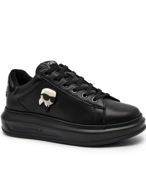 Karl Lagerfeld Skórzane sneakersy Kapri Karl Nft czarny