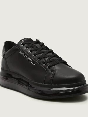 Karl Lagerfeld Skórzane sneakersy KAPRI KUSHION czarny