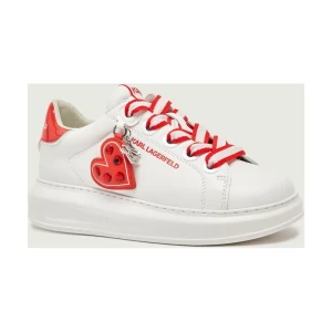 Karl Lagerfeld Skórzane sneakersy KAPRI Love Pendant