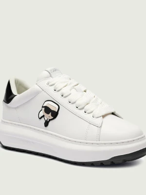 Karl Lagerfeld Skórzane sneakersy KAPRI LUG biały