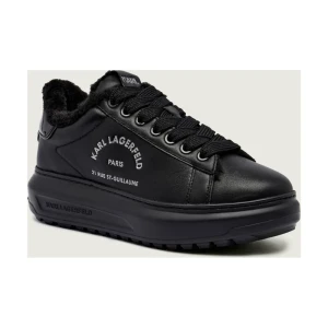 Karl Lagerfeld Skórzane sneakersy KAPRI LUG | shearling