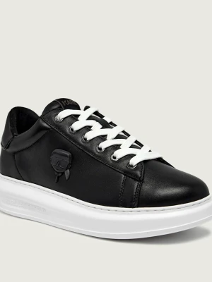 Karl Lagerfeld Skórzane sneakersy KAPRI NFT czarny