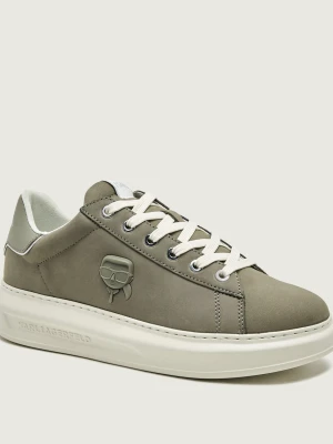 Karl Lagerfeld Skórzane sneakersy Kapri Nft khaki