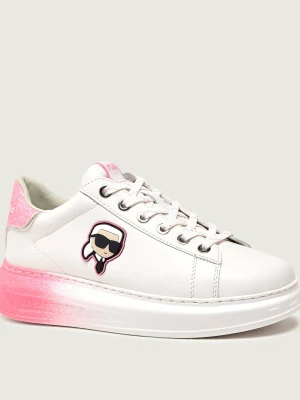 Karl Lagerfeld Skórzane sneakersy KAPRI Ombre biały