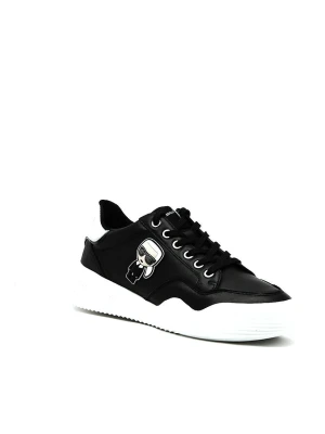 Karl Lagerfeld Skórzane sneakersy KAPRI RUN czarny