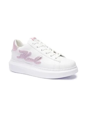 Karl Lagerfeld Skórzane sneakersy KAPRI Signia Emboss