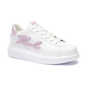 Karl Lagerfeld Skórzane sneakersy KAPRI Signia Emboss