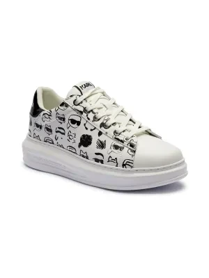 Karl Lagerfeld Skórzane sneakersy KAPRI Twin NFT Graffiti