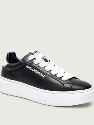 Karl Lagerfeld Skórzane sneakersy KAPRIKA czarny