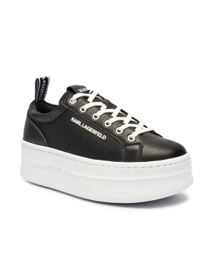 Karl Lagerfeld Skórzane sneakersy KOBO czarny