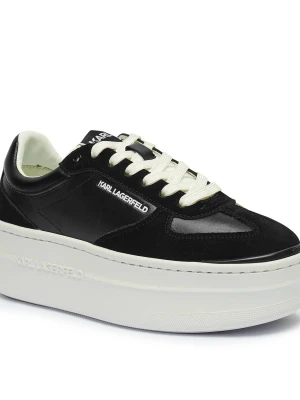Karl Lagerfeld Skórzane sneakersy KOBO III | zamsz