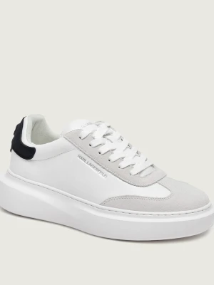 Karl Lagerfeld Skórzane sneakersy KORE | zamsz