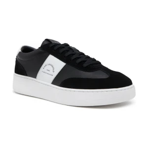 Karl Lagerfeld Skórzane sneakersy KOURT III Maison Band Lo Lace