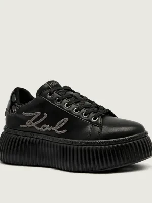 Karl Lagerfeld Skórzane sneakersy KREEPER LO