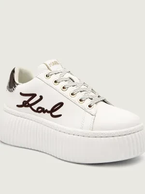 Karl Lagerfeld Skórzane sneakersy KREEPER LO
