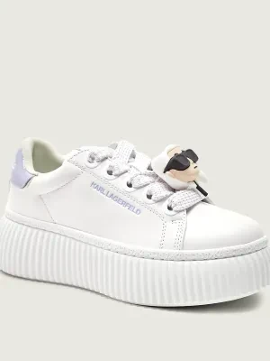 Karl Lagerfeld Skórzane sneakersy KREEPER LO