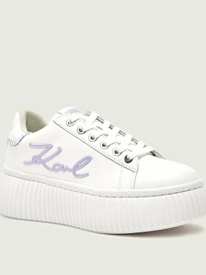 Karl Lagerfeld Skórzane sneakersy KREEPER LO